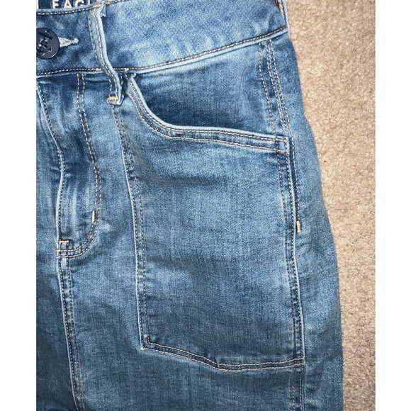 American Eagle Womens Hi-Rise Mini Jean Skirt size 6 - Picture 2 of 7